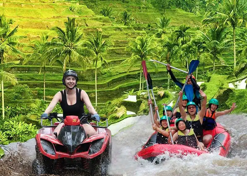 ATV Quad Bike and Ayung River Rafting