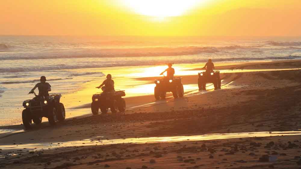 Sunset Quad Biking Bali - ATVs on the Beach Bali