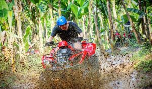 Full Day Bali Adventure Tour with Quad Bikes and Rafting