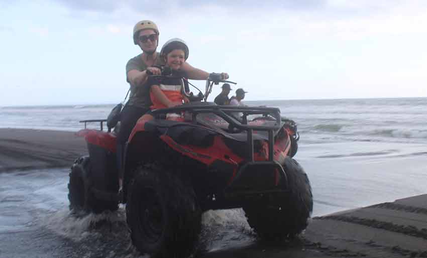 ATVs tours on the beach Bali