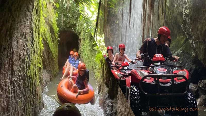 ATV Quad Bike and Cave Tubing Ubud Bali