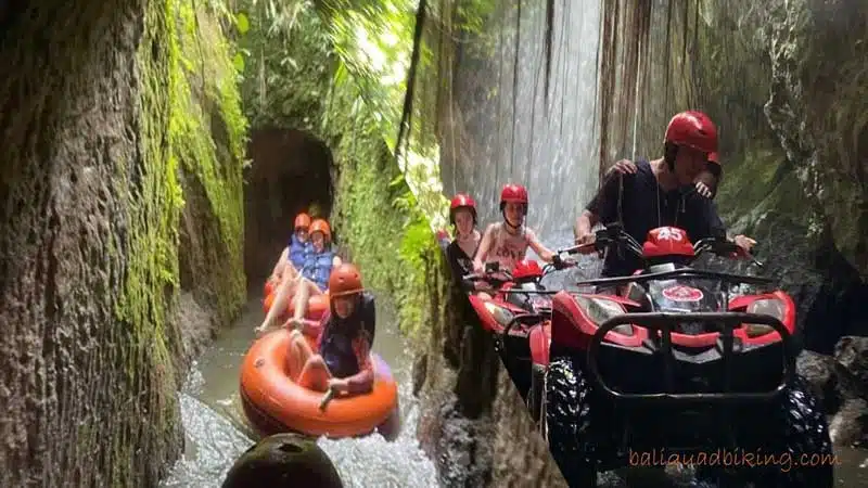 ATV Quad Bike and Cave Tubing Ubud Bali