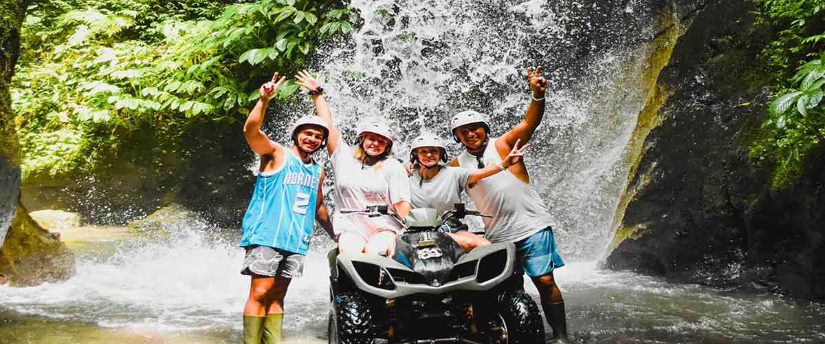Bali Quad Biking Waterfall Trip