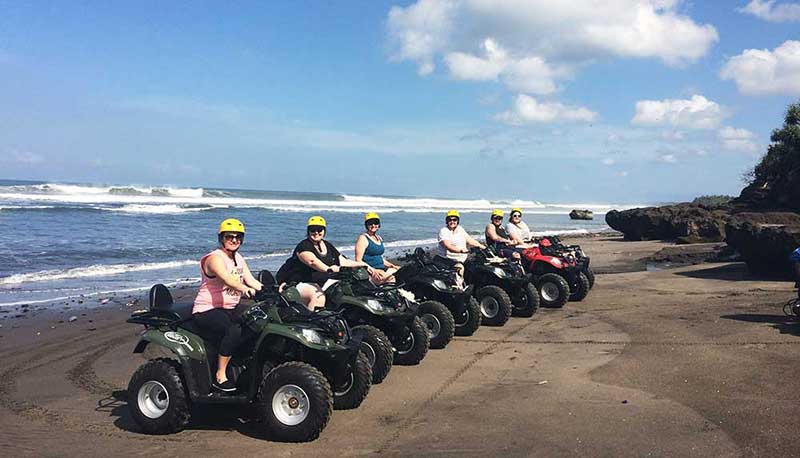 Beach ATV Bali, snorkeling blue lagoon