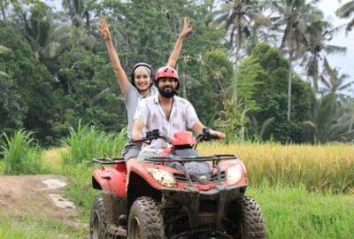 Dadi ATV Bali through rice field