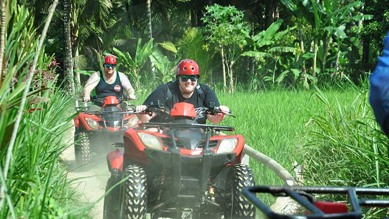 ATV Tour Through Rice Fields in Ubud Bali