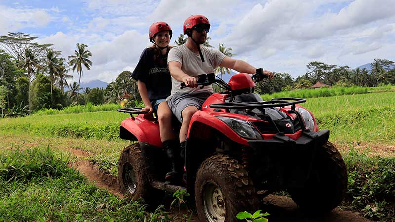 ATV Tour Through Rice Fields in Ubud Bali