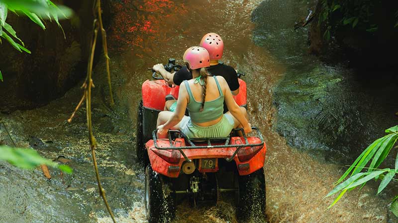 Combo ATV Quad Bike and Sky Bike Adventure