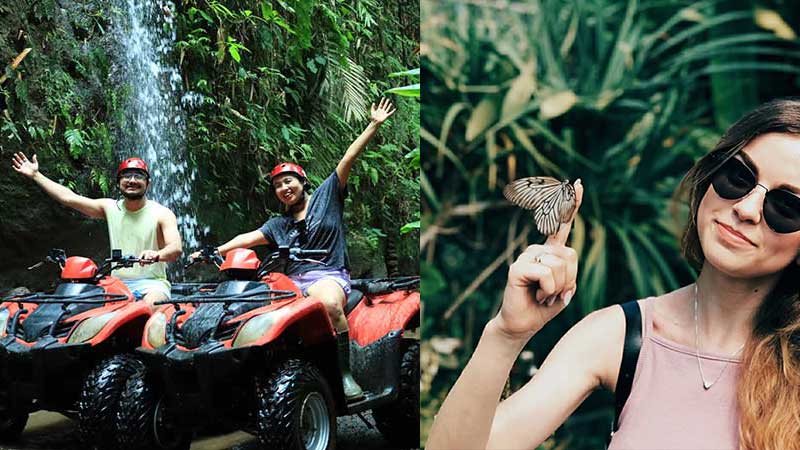 Bali ATV with Tegenungan Waterfall and Butterfly Park