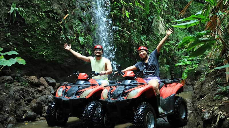 Bali ATV with Tegenungan Waterfall and Butterfly Park
