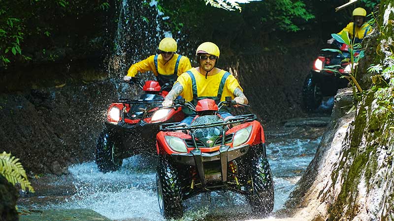 How do you ride a quad bike in Bali