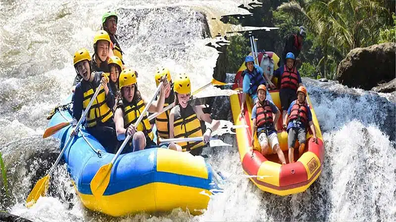 ATV Tunnel Waterfall and White Water Rafting