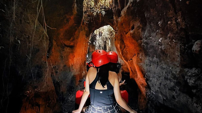 Bali ATV Quad Bike Through Tunnel