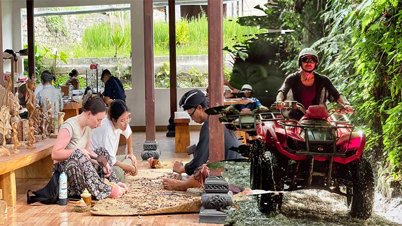 Bali ATV Quad Bike Adventures and Ubud Arts Exploration