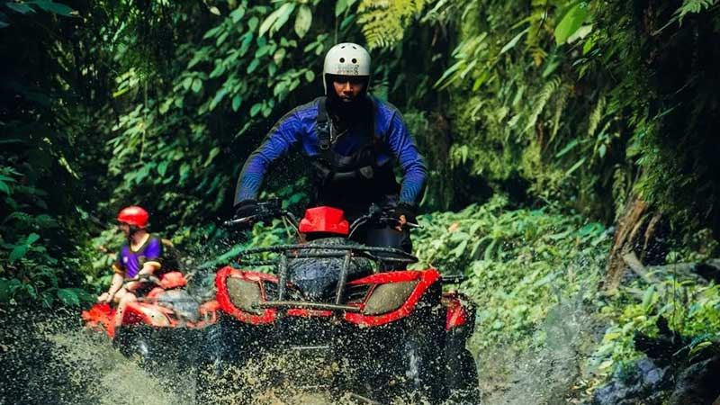 Bali Quad Bike and White Water Rafting Inclusive Private Transfer