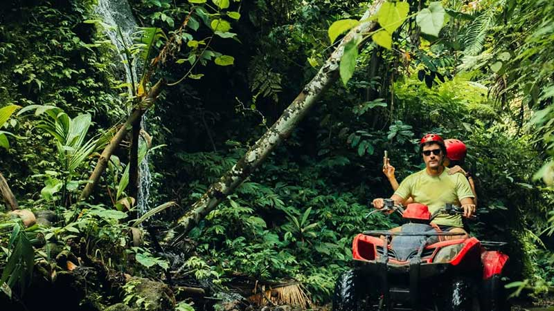 How much does an ATV ride in Ubud cost