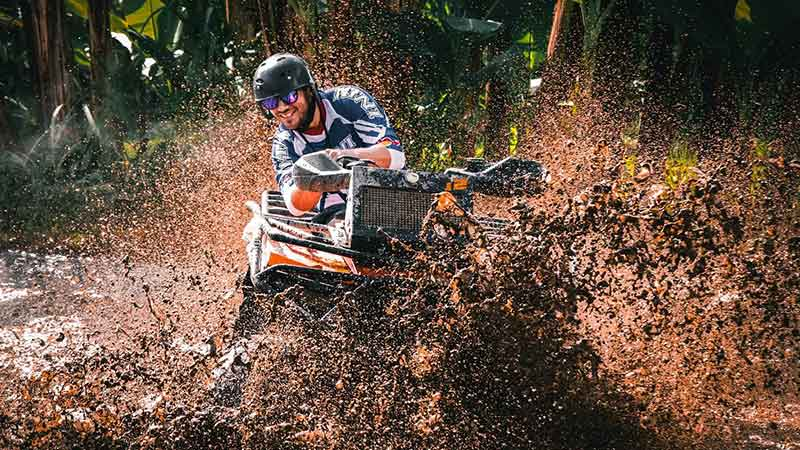 Ubud jungle Rice Fileds River & Muddy Quad Bike Tour