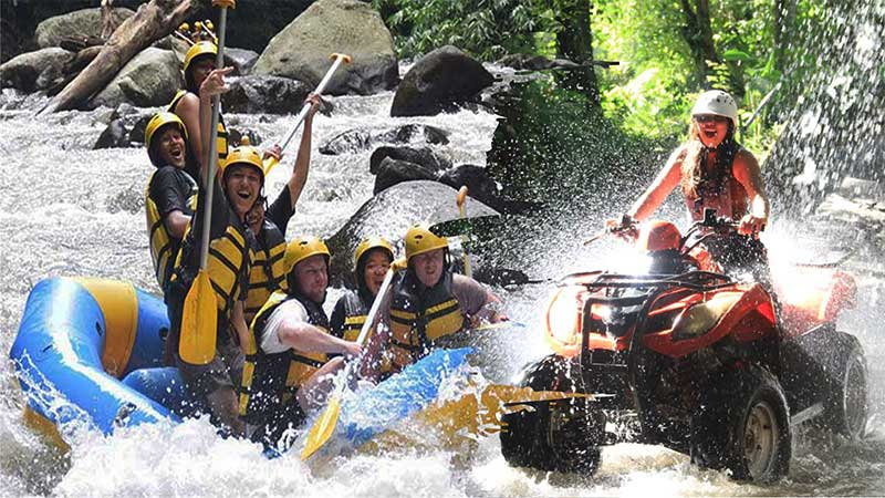 ATV Ride and White Water Rafting in Bali