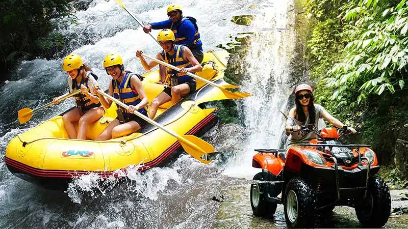 Combo Kuber ATV and Telaga Waja Rafting