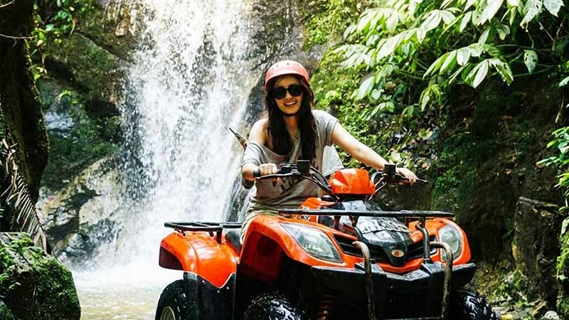ATV Quad Bike and Cave Tubing Ubud